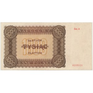 1 000 PLN 1945 - A -