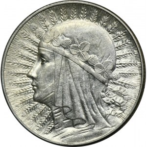 Głowa Kobiety, 5 złotych Warszawa 1933