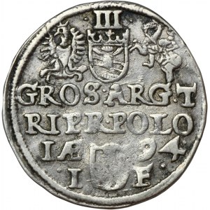Sigismund III. Wasa, Trojak Olkusz 1594 - RARE