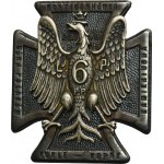Odznak 6. pešieho pluku poľských légií s miniatúrou