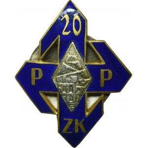 Commemorative badge of the 20th Infantry Regiment of the Krakow Land from Krakow