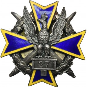 Commemorative badge of the 27th Infantry Regiment from Częstochowa