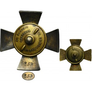 Commemorative badge of the 36th Infantry Regiment of the Academic Legion from Warsaw with a miniature