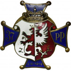 Commemorative badge of the 37th Infantry Regiment from Kutno