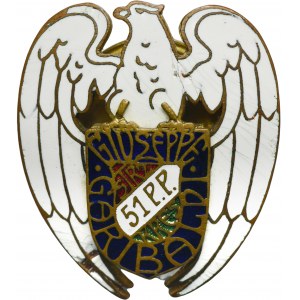 Commemorative badge of the 51st Borderland Rifles Infantry Regiment from Brzeżany