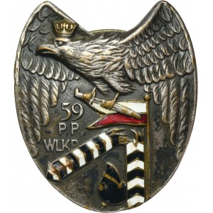 Commemorative badge of the 59th Greater Poland Infantry Regiment from Inowrocław