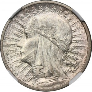 Head of a Woman, 2 gold 1934 - NGC MS62