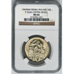 Vzorek, 10 zlotých 1965 VII Wieków Warszawy - NGC MS66