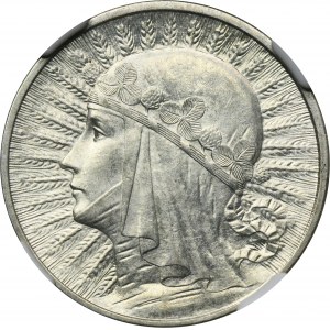 Hlava ženy, 2 zlaté 1933 - NGC MS64