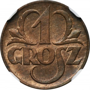 1 penny 1923 - NGC MS63 BN