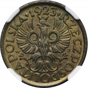 5 pennies 1923 Brass - NGC MS65