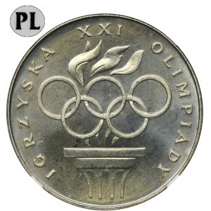 200 Zlatá 1976 Hry XXI. olympiády - NGC MS66 PROOF JAKO zrcadlovka