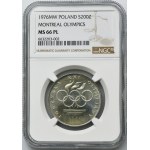 200 Gold 1976 Games of the XXI Olympiad - NGC MS66 PROOF LIKE - like an SLR camera