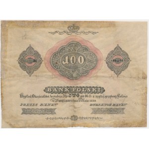 100 zlotých 1830 - Seriea 36 - VEĽKÁ vzácnosť