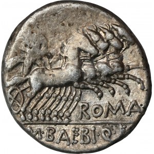 Římská republika, Baebius Tampilus, denár