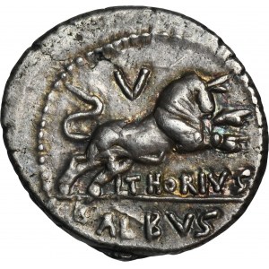 Römische Republik, L. Thorius Balbus, Denar