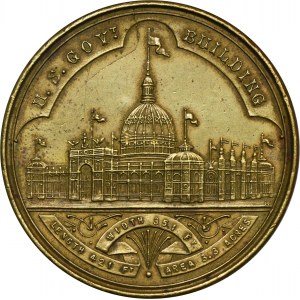 USA, Medaille anlässlich der Kolumbianischen Weltausstellung 1892-1893
