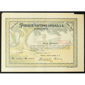 Pokucie Oil Company S.A., 5000 mkp, 2nd issue.