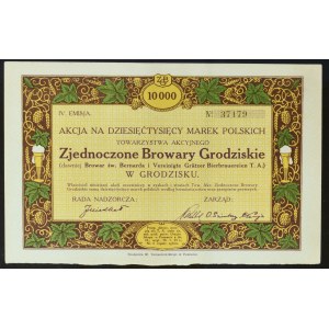 Zjednoczone Browary Grodziskie, 10.000 mkp, Emisja IV