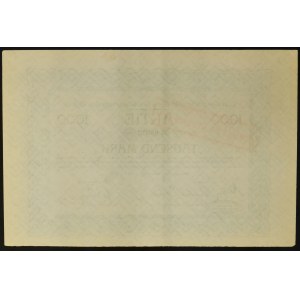 Gorkauer Societäts Brauerei, share 1,000 marks 1923