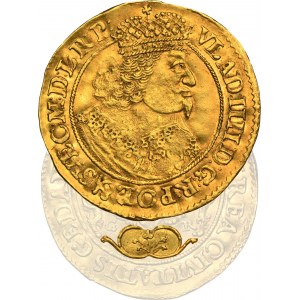 Ladislaus IV Vasa, Ducat Danzig 1646 - VERY RARE, five leaf twig in a cartouche