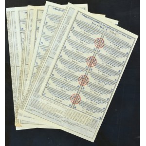 Towarzystwo Sosnowieckich Fabryk Rur i Żelaz S.A., set of shares (4 pieces).