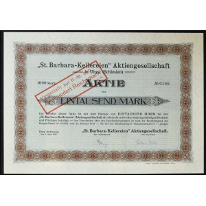 St. Barbara-Kellereien AG, 1 000 marek 1919