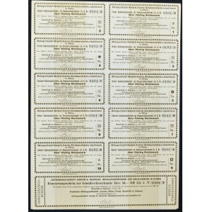 Aktiengesellschaft Adolph H. Neufeldt Metallwarenfabrik und Emaillirwerk, certyfikat udziału w zyskach, 50 marek 1926