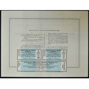 Frankenstein-Münsterberg-Nimptsch'er Kreisbahn AG, 1.000 marek 1910