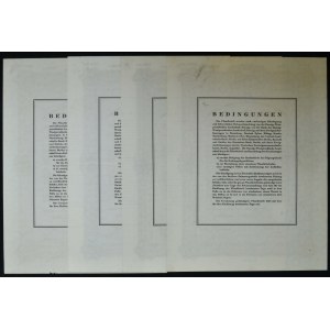 Gdańsk, Danzig-Westpreußische Landschaft, 4% listy zastawne 1941 (4 szt.)