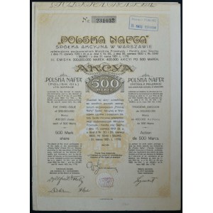 Polska Nafta S.A., 500 mkp, 3. Ausgabe