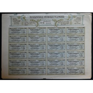 Tustanovice Petroleum Limited, 5 prioritních akcií 1907