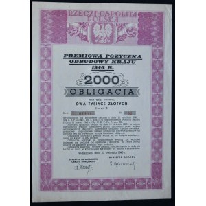 Prämiendarlehen für den nationalen Wiederaufbau, Anleihe 2.000 PLN, Ausgabe B