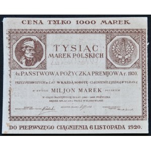 Varšava, zásobovací karta 1920