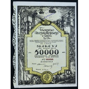Towarzystwo Przemysłu Węglowego w Polsce S.A., 50 x 1.000 mkp, 4. Ausgabe
