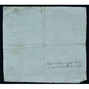 Tax receipt 1793