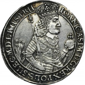 Jan II Kazimierz, Dwutalar Gdańsk 1650 GR - SPEKTAKULARNY