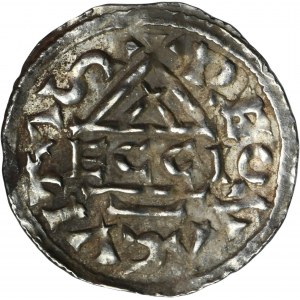 Nemecko, Bavorsko, Regensburg, Henry II the Quarryman, denár