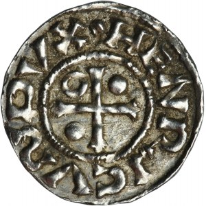 Nemecko, Bavorsko, Regensburg, Henry II the Quarryman, denár