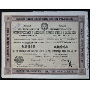 Grodno Society of Coal Mines and Industrial Plants, 187.5 rb 1903