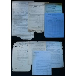 Set of insurance documents (8 pieces).
