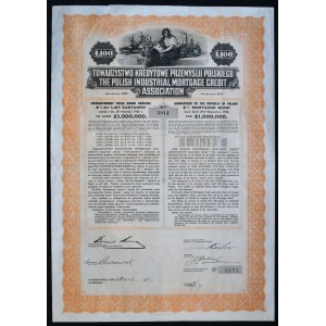 Polish Industrial Credit Society, obligation hypothécaire à 8%, £100