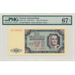 20 Gold 1948 - KF - PMG 67 EPQ