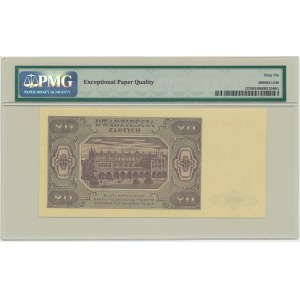 20 złotych 1948 - KD - PMG 66 EPQ