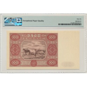 100 Gold 1947 - A - PMG 66 EPQ - erste Serie