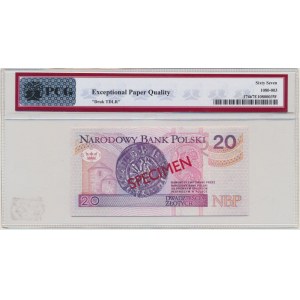 20 złotych 1994 WZÓR - AA 0000000 - Nr 1587 - PCG 67 EPQ