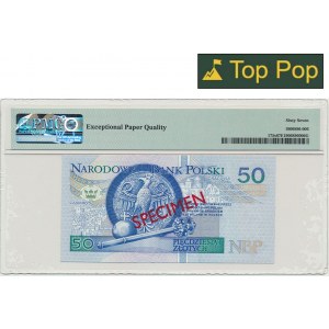 50 złotych 1994 WZÓR - AA 0000000 - Nr 1764 - PMG 67 EPQ