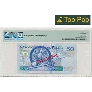 50 zloty 1994 MODEL - AA 0000000 - No. 1764 - PMG 67 EPQ.