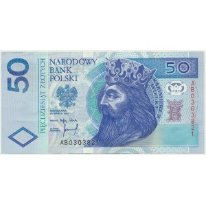 50 złotych 1994 - AB - RZADKI