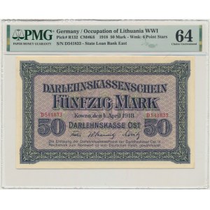 Kowno, 50 marek 1918 - D - PMG 64